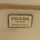 PRADA Backpack Nylon White Silver Auth 149274-29