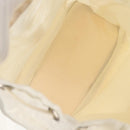 PRADA Backpack Nylon White Silver Auth 149274-10