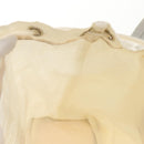 PRADA Backpack Nylon White Silver Auth 149274-30