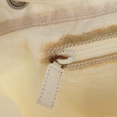 PRADA Backpack Nylon White Silver Auth 149274-35