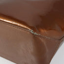 LOUIS VUITTON Monogram Vernis Reade PM Hand Bag Bronze M91146 LV Auth 149275-9