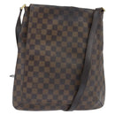 LOUIS VUITTON Damier Ebene Musette Salsa Long Shoulder Bag N51300 LV Auth 149276-1