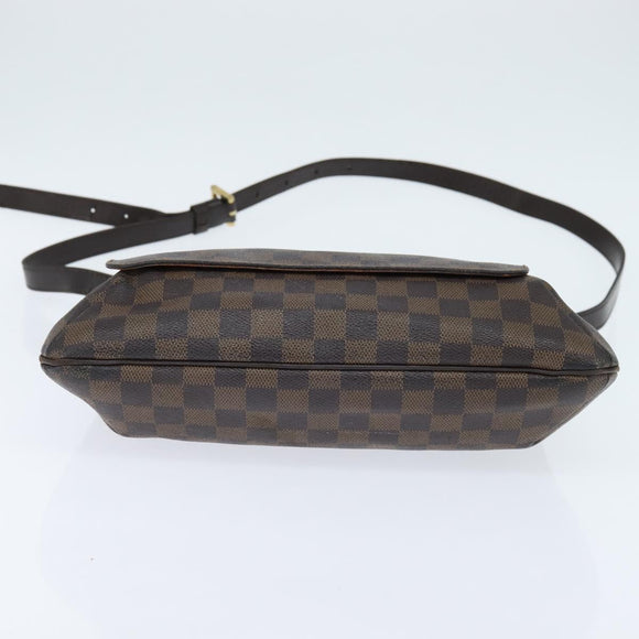 LOUIS VUITTON Damier Ebene Musette Salsa Long Shoulder Bag N51300 LV Auth 149276