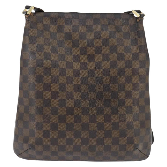 LOUIS VUITTON Damier Ebene Musette Salsa Long Shoulder Bag N51300 LV Auth 149276