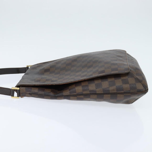 LOUIS VUITTON Damier Ebene Musette Salsa Long Shoulder Bag N51300 LV Auth 149276