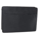 LOUIS VUITTON Epi Pochette Homme Clutch Bag Black Noir M52522 LV Auth 149278-1