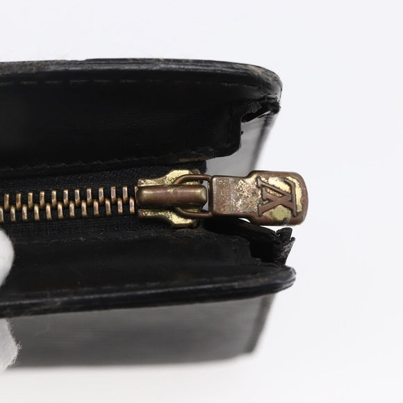 LOUIS VUITTON Epi Pochette Homme Clutch Bag Black Noir M52522 LV Auth 149278