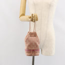 GUCCI GG Canvas Pouch Pink 039 1054 Auth 149283-27