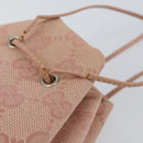 GUCCI GG Canvas Pouch Pink 039 1054 Auth 149283-9