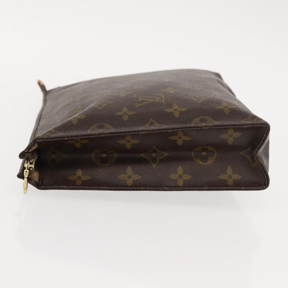 LOUIS VUITTON Monogram Poche Toilette 26 Pouch M47542 LV Auth 149284