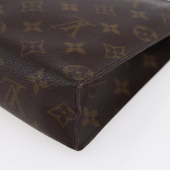 LOUIS VUITTON Monogram Poche Toilette 26 Pouch M47542 LV Auth 149285