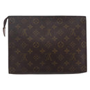 LOUIS VUITTON Monogram Poche Toilette 26 Pouch M47542 LV Auth 149285-2