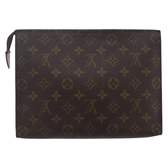 LOUIS VUITTON Monogram Poche Toilette 26 Pouch M47542 LV Auth 149285