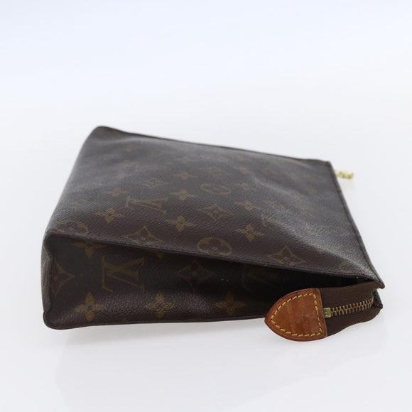 LOUIS VUITTON Monogram Poche Toilette 26 Pouch M47542 LV Auth 149285
