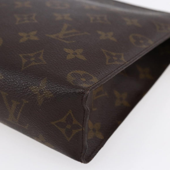 LOUIS VUITTON Monogram Poche Toilette 26 Pouch M47542 LV Auth 149285