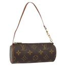 LOUIS VUITTON Monogram Papillon Pouch LV Auth 149286-1