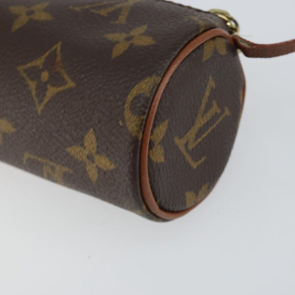 LOUIS VUITTON Monogram Papillon Pouch LV Auth 149286
