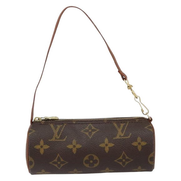 LOUIS VUITTON Monogram Papillon Pouch LV Auth 149286