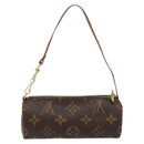 LOUIS VUITTON Monogram Papillon Pouch LV Auth 149286-2