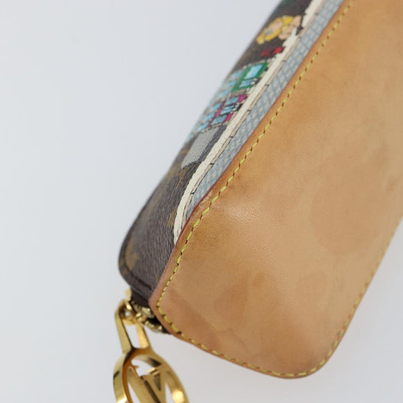 LOUIS VUITTON Monogram Vivienne Trousse Elizabeth Pen Case GI0828 LV Auth 149287