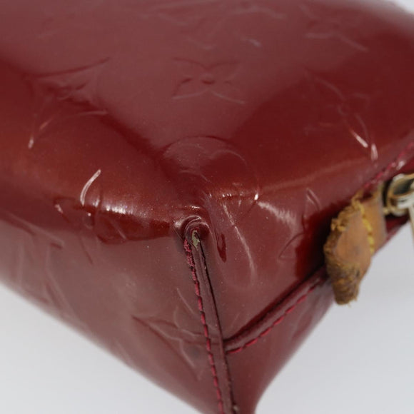 LOUIS VUITTON Pochette Cosmetic PM Pouch Rouge Grunadine M91746 Auth 149288