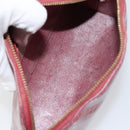 LOUIS VUITTON Pochette Cosmetic PM Pouch Rouge Grunadine M91746 Auth 149288-17
