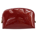 LOUIS VUITTON Pochette Cosmetic PM Pouch Rouge Grunadine M91746 Auth 149288-2