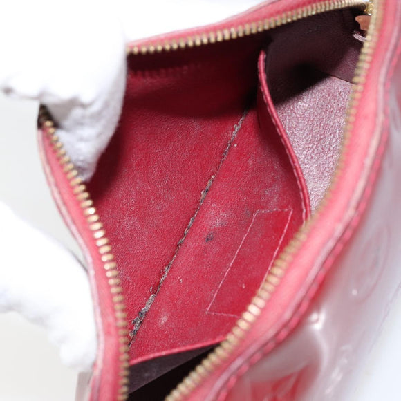LOUIS VUITTON Pochette Cosmetic PM Pouch Rouge Grunadine M91746 Auth 149288