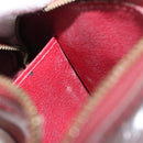 LOUIS VUITTON Pochette Cosmetic PM Pouch Rouge Grunadine M91746 Auth 149288-21