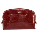 LOUIS VUITTON Pochette Cosmetic PM Pouch Rouge Grunadine M91746 Auth 149288-3