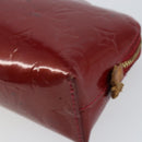 LOUIS VUITTON Pochette Cosmetic PM Pouch Rouge Grunadine M91746 Auth 149288-8