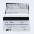 PRADA Shoulder Bag Nylon Orange Gold Auth 149289-11