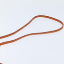 PRADA Shoulder Bag Nylon Orange Gold Auth 149289-14