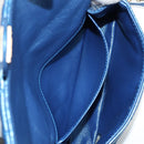 CHANEL 2.55 Matelasse Chain Shoulder Bag Calf Skin Blue Gold CC Auth 149291SM-24