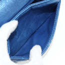 CHANEL 2.55 Matelasse Chain Shoulder Bag Calf Skin Blue Gold CC Auth 149291M-26