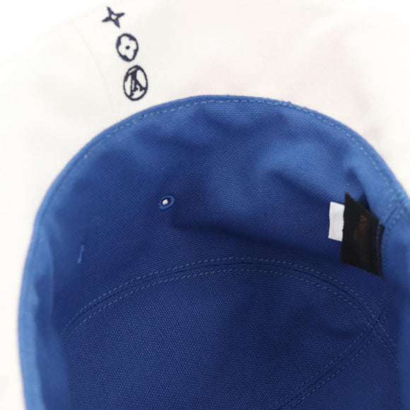LOUIS VUITTON Knochenfarbenes Panel-Cap Canvas Multicolor MP2736 LV Auth 149292M