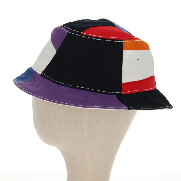 LOUIS VUITTON Bone Color Panel Hat Canvas Multicolor MP2736 LV Auth 149292M