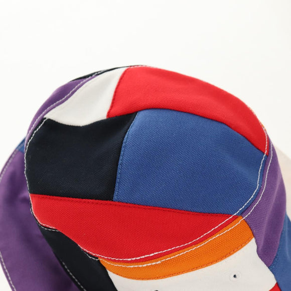 LOUIS VUITTON Knochenfarbenes Panel-Cap Canvas Multicolor MP2736 LV Auth 149292M