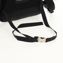 PRADA Backpack Nylon Black Silver Auth 149300V-12