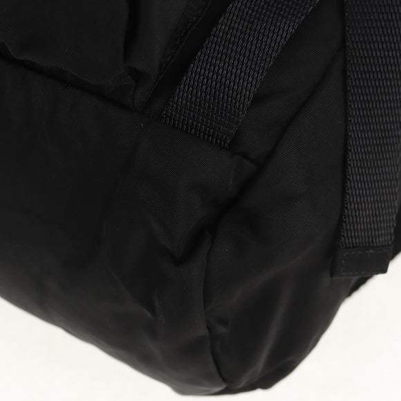 PRADA Backpack Nylon Black Silver Auth 149300V
