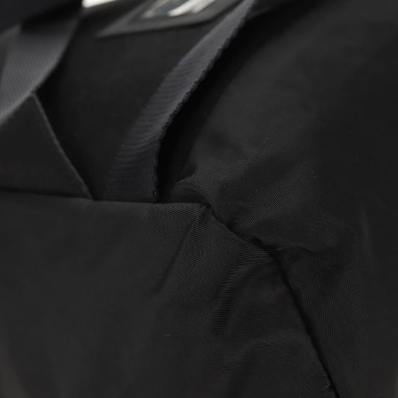 PRADA Backpack Nylon Black Silver Auth 149300V