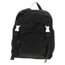 PRADA Backpack Nylon Black Silver Auth 149300V-2