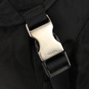 PRADA Backpack Nylon Black Silver Auth 149300V-24