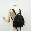 PRADA Backpack Nylon Black Silver Auth 149300V-33