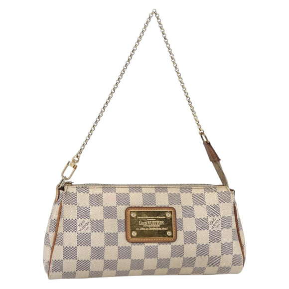 LOUIS VUITTON Damier Azur Eva Shoulder Bag 2way N55214 LV Auth 149303