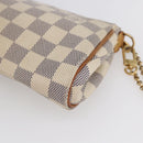 LOUIS VUITTON Damier Azur Eva Shoulder Bag 2way N55214 LV Auth 149303-17