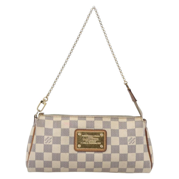 LOUIS VUITTON Damier Azur Eva Shoulder Bag 2way N55214 LV Auth 149303