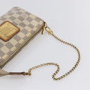 LOUIS VUITTON Damier Azur Eva Shoulder Bag 2way N55214 LV Auth 149303-7