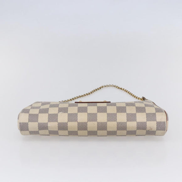LOUIS VUITTON Damier Azur Eva Shoulder Bag 2way N55214 LV Auth 149303