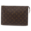 LOUIS VUITTON Monogram Poche Toilette 26 Pouch M47542 LV Auth 149305-13
